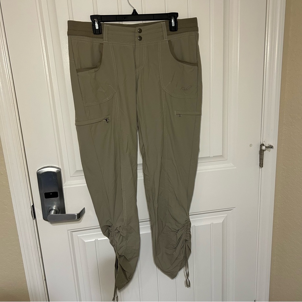 Kuhl Tan Durango Ankle Cinch Cargo Pants Size 12 Regular
